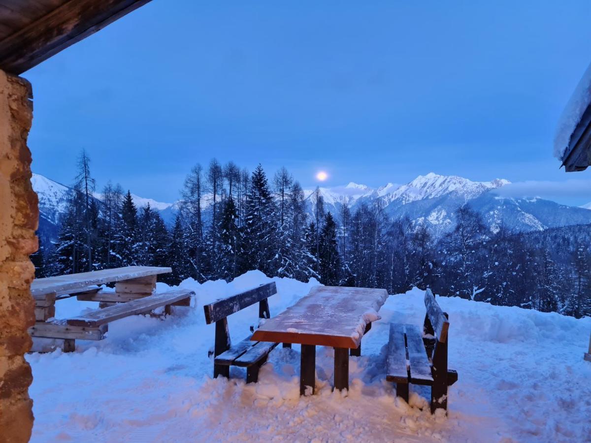 Chalet Chapeau Rar Castel Condino Eksteriør billede